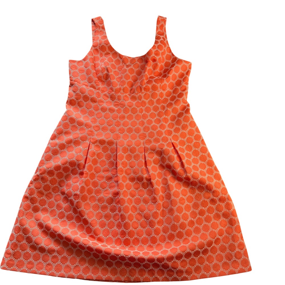 Jones New York Mango Geometric Jacquard Fit Flare Dress 16 NWT 10554902-B67